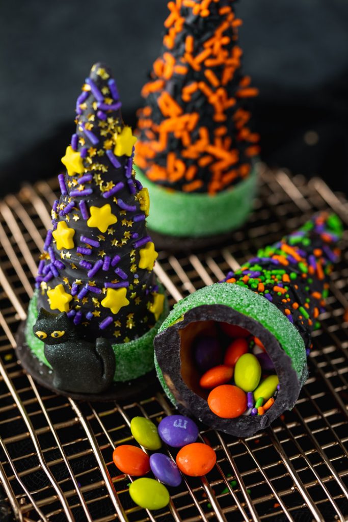surprise candy witches hats
