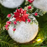 diy epsom salt Christmas ornament balls