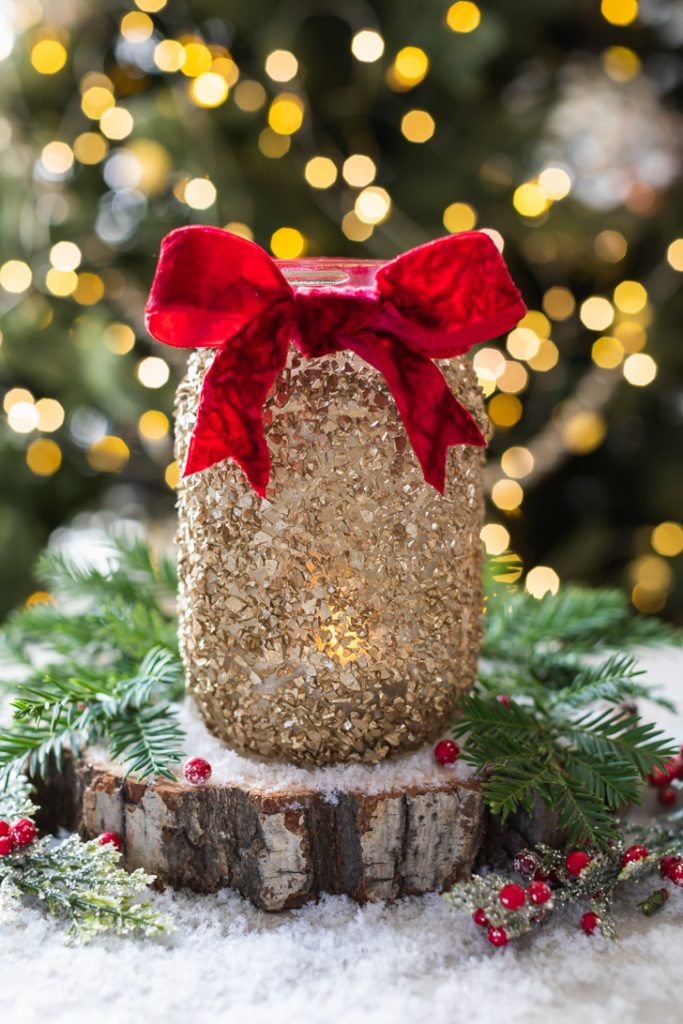Gold-Christmas-mason-jar