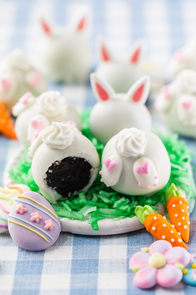 no-bake bunny treats for Easter