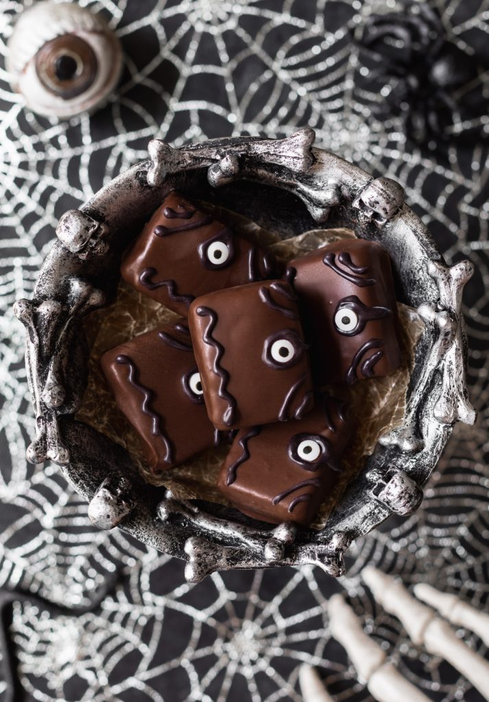 Chocolate covered Hocus Pocus spell book oreo cookie truffles