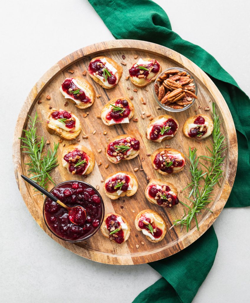 cranberry brie holiday appetizer
