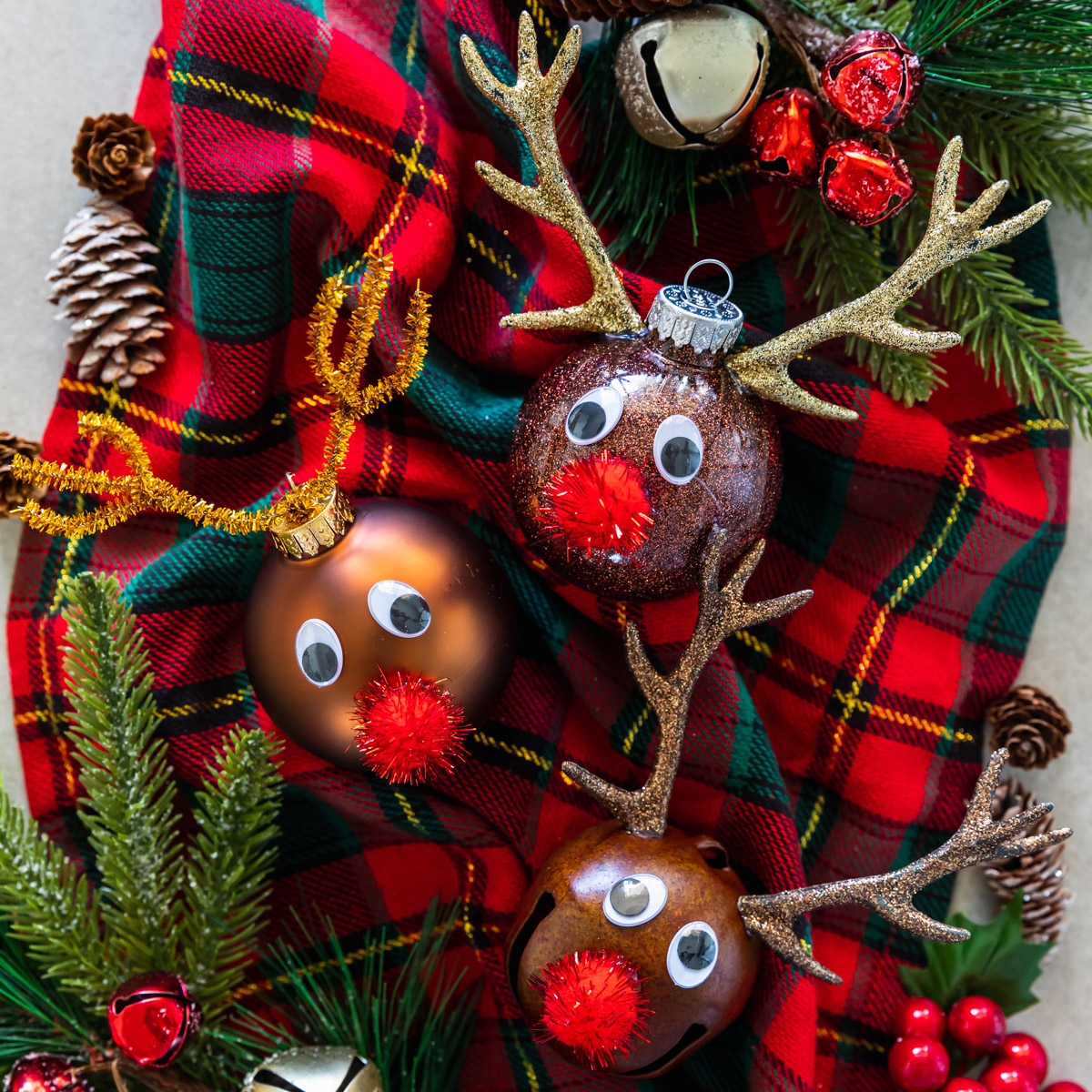 how to make reindeer ornaments